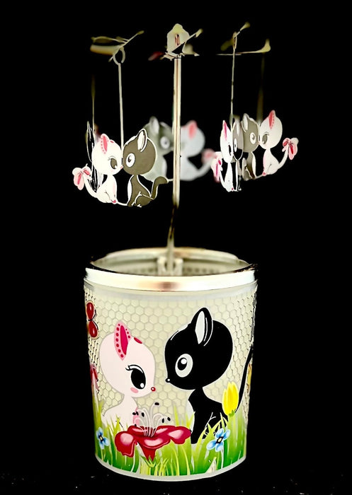Candle Carousel - The Kittens in the Garden