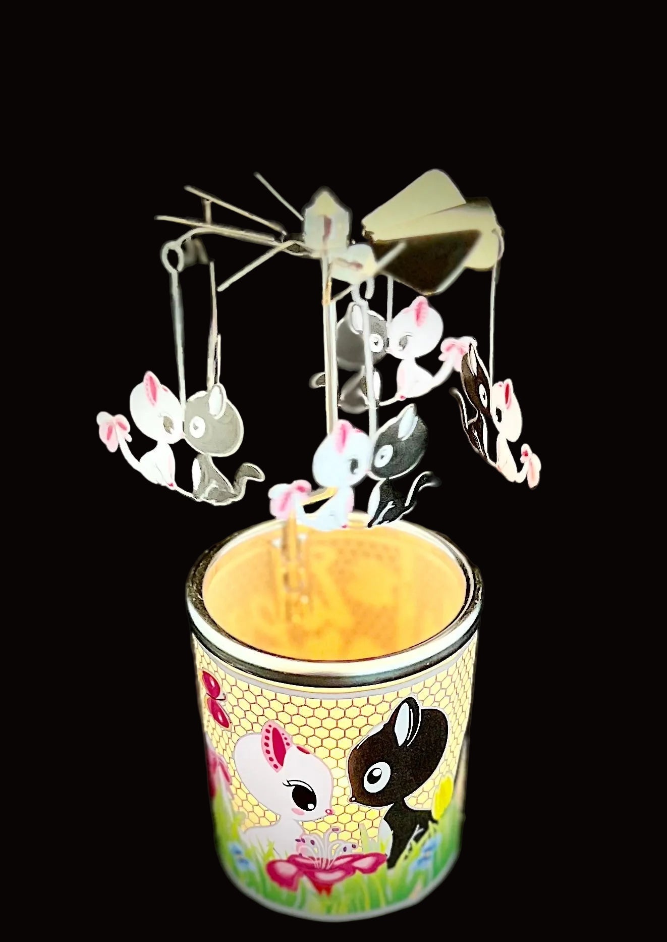 Candle Carousel - The Kittens in the Garden