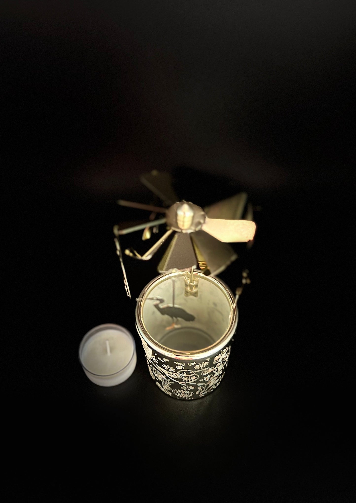 Candle Carousel - The Willowy Crane