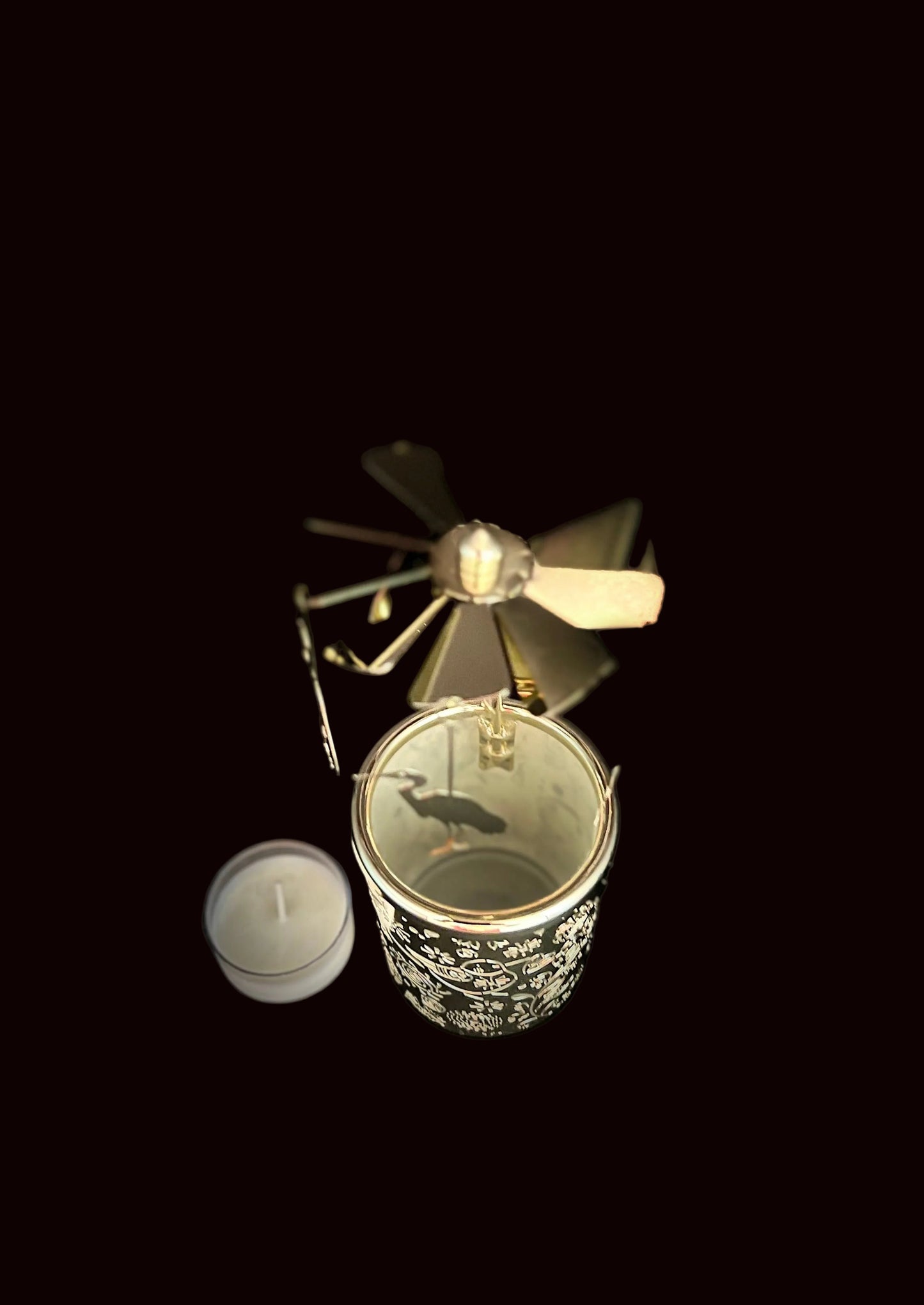 Candle Carousel - The Willowy Crane