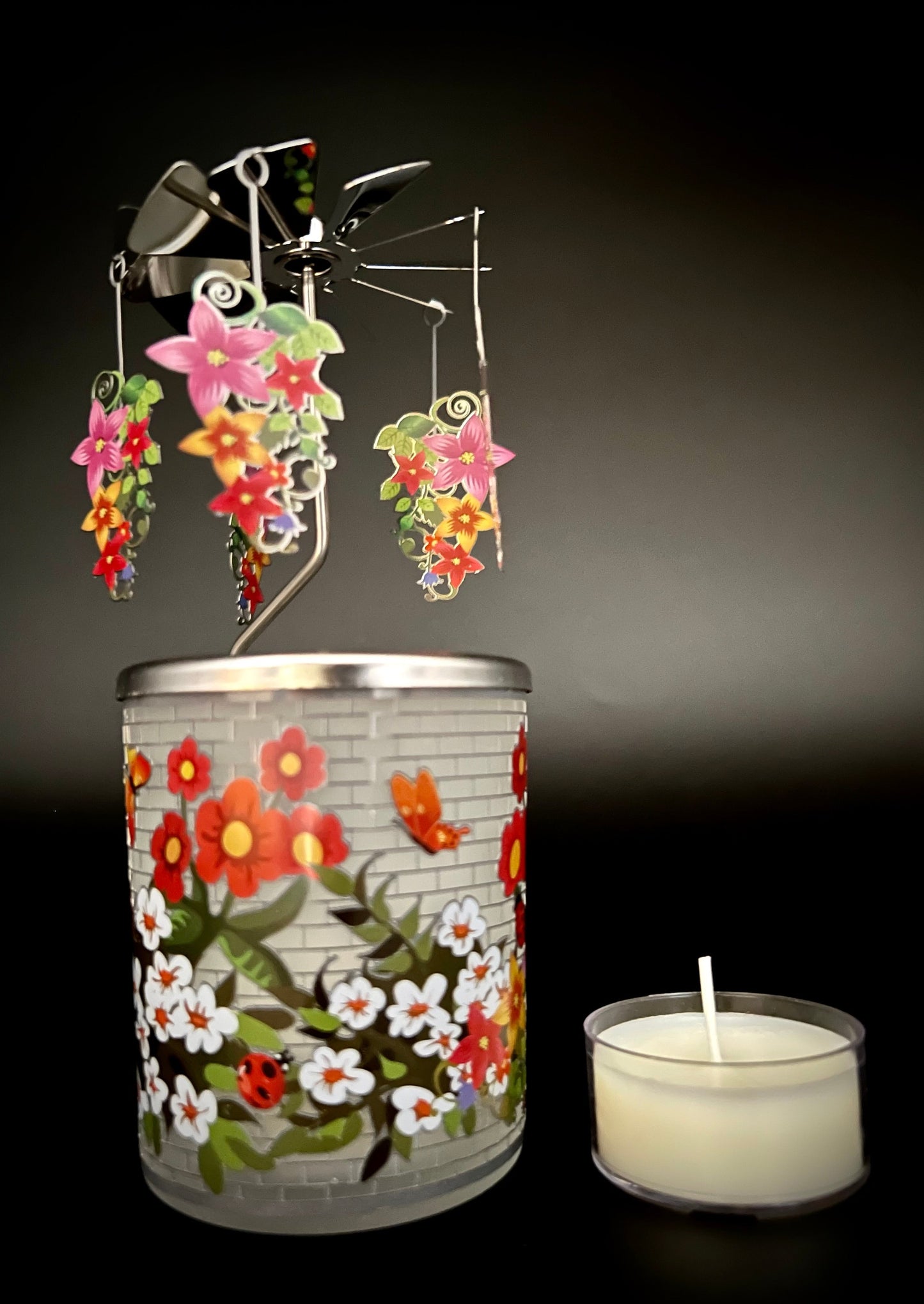 Candle Carousel - The Flower Garden