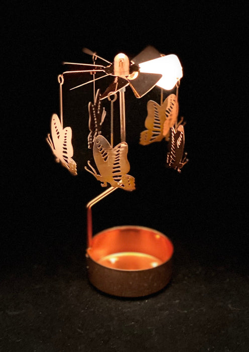 Candle Carousel - The Rose Butterfly