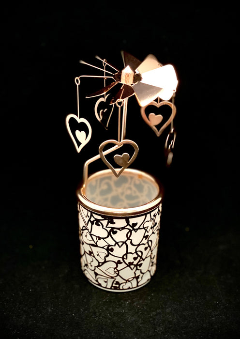 Candle Carousel - The Elegant Hearts