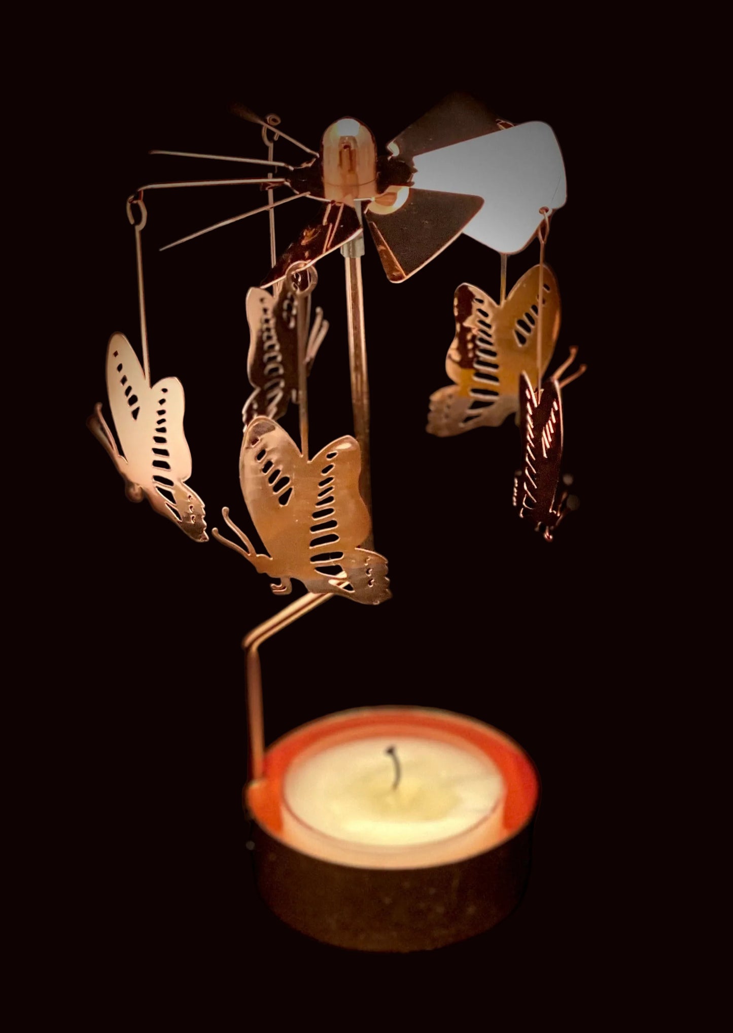 Candle Carousel - The Rose Butterfly