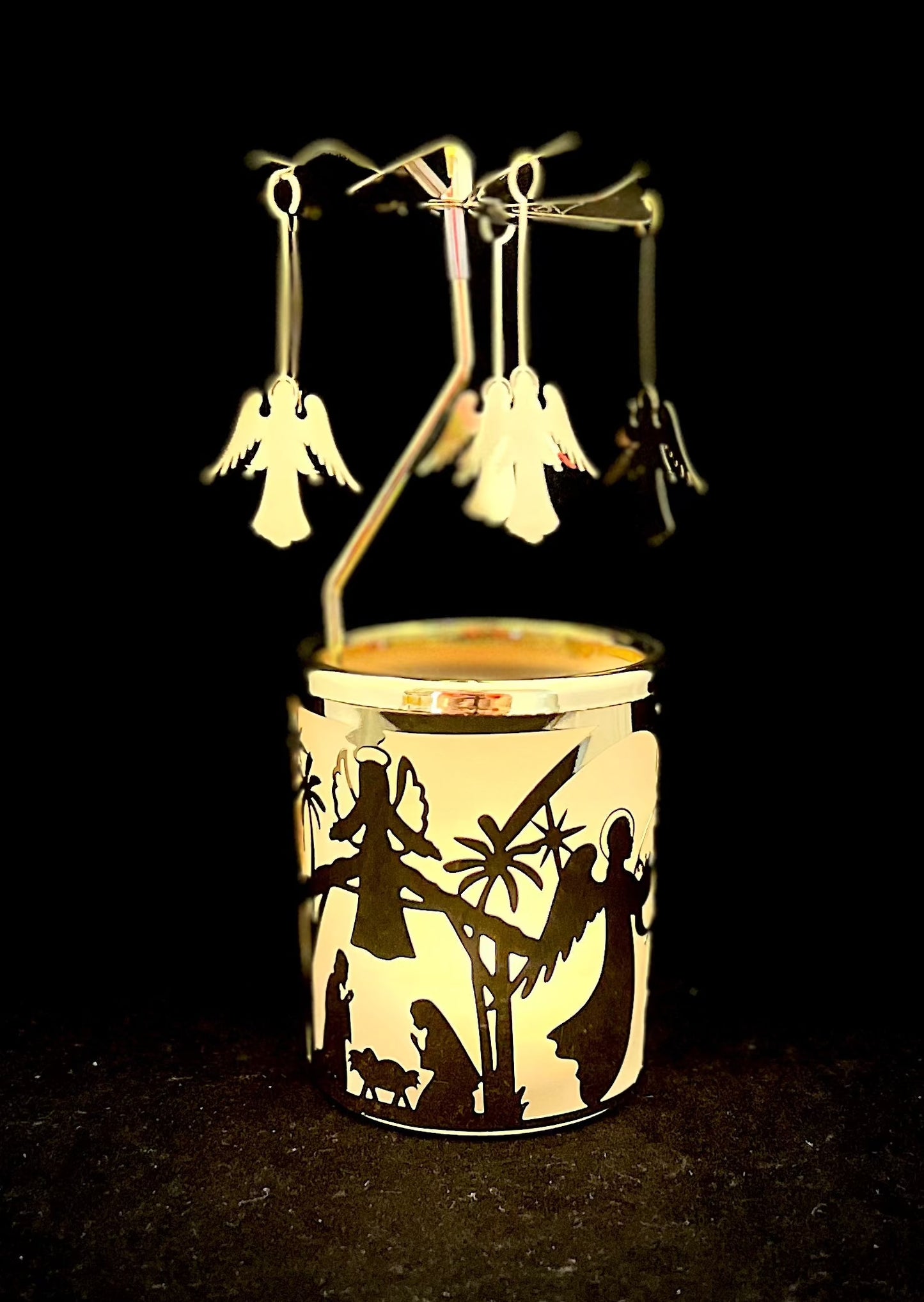Candle Carousel - The Golden Angel