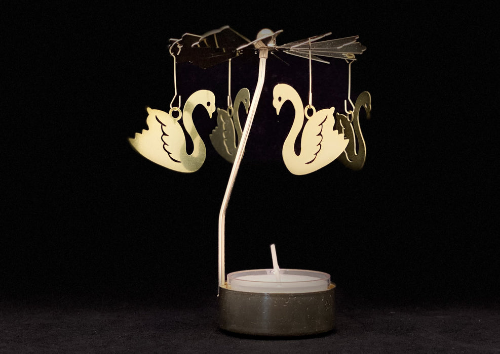 Candle Carousel - The Graceful Swan