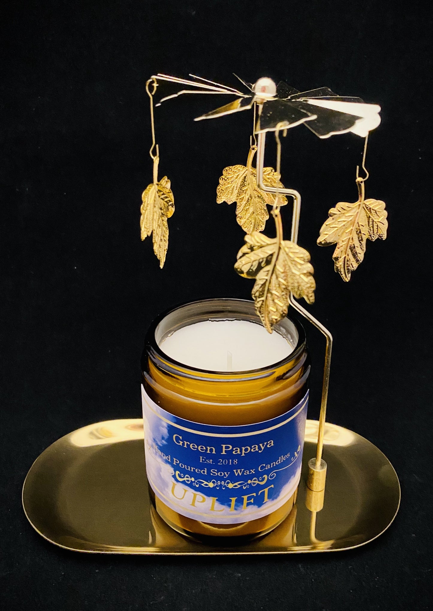 Candle Carousel - The Golden Leaves