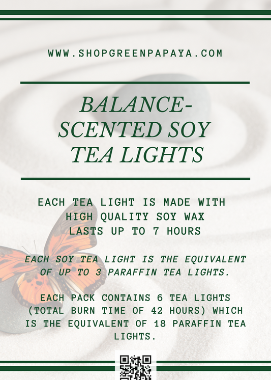 Balance Scented Soy Tea Light (NEW!)