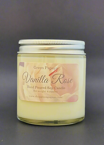 Vanilla Rose Scented Candle (NEW!)