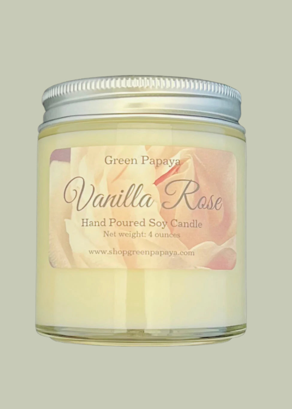 Vanilla Rose Scented Candle (NEW!)