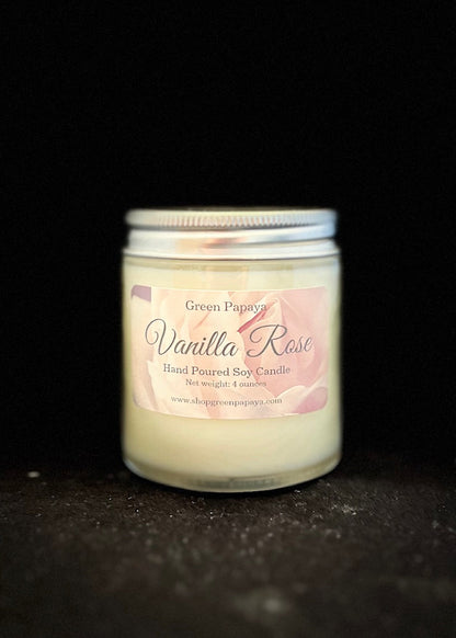 Vanilla Rose Scented Candle (NEW!)