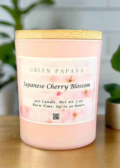 Japanese Cherry Blossom Scented Candle