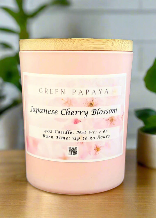 Japanese Cherry Blossom Scented Candle