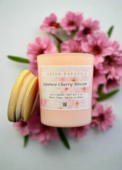 Japanese Cherry Blossom Scented Candle