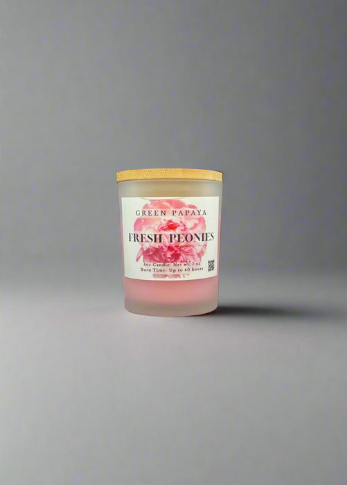 Fresh Peonies Scented Candle (NEW!)