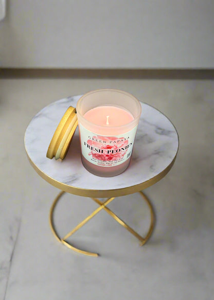 Fresh Peonies Scented Candle