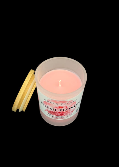 Fresh Peonies Scented Candle