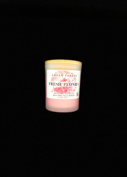 Fresh Peonies Scented Candle
