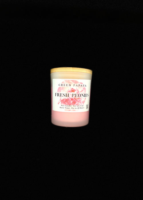 Fresh Peonies Scented Candle (NEW!)