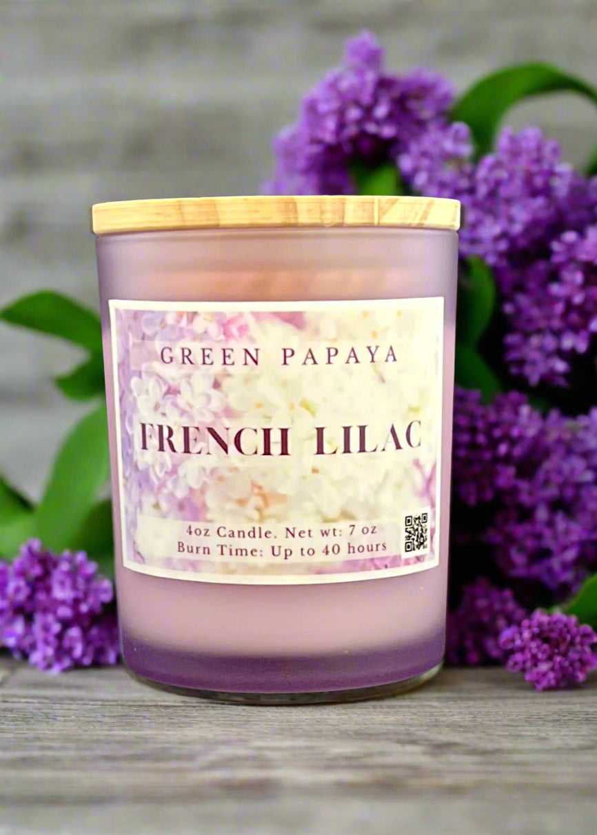 French Lilac Scented Candle