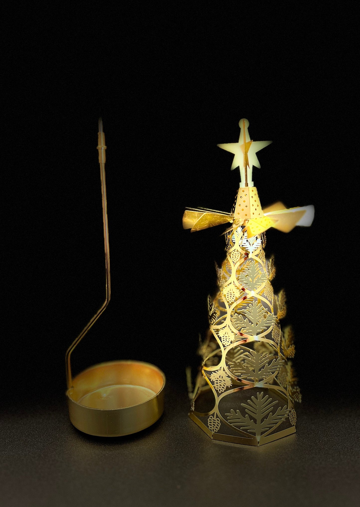 Candle Carousel - The Leaves Christmas Tree