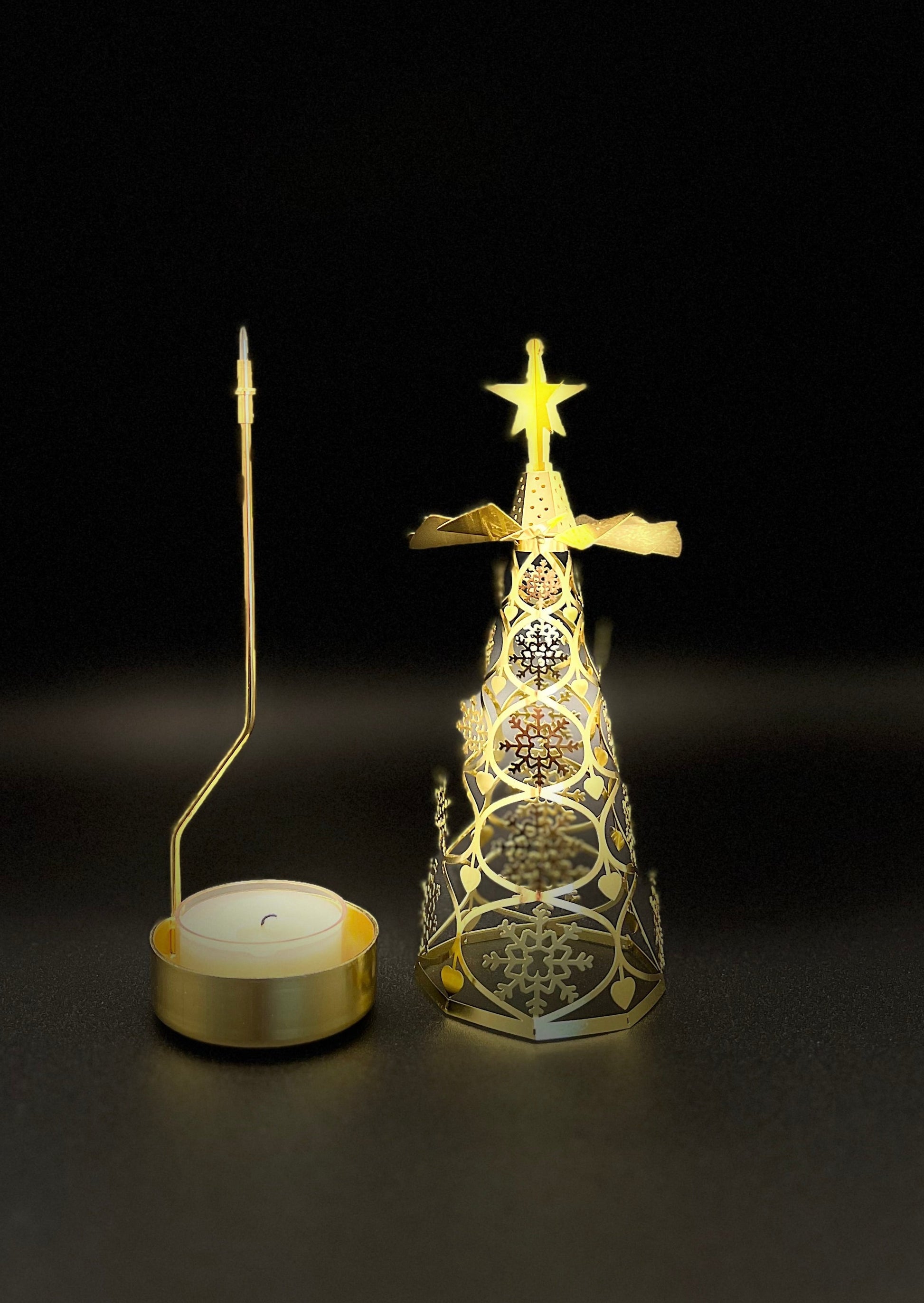 Candle Carousel - The Snow Christmas Tree