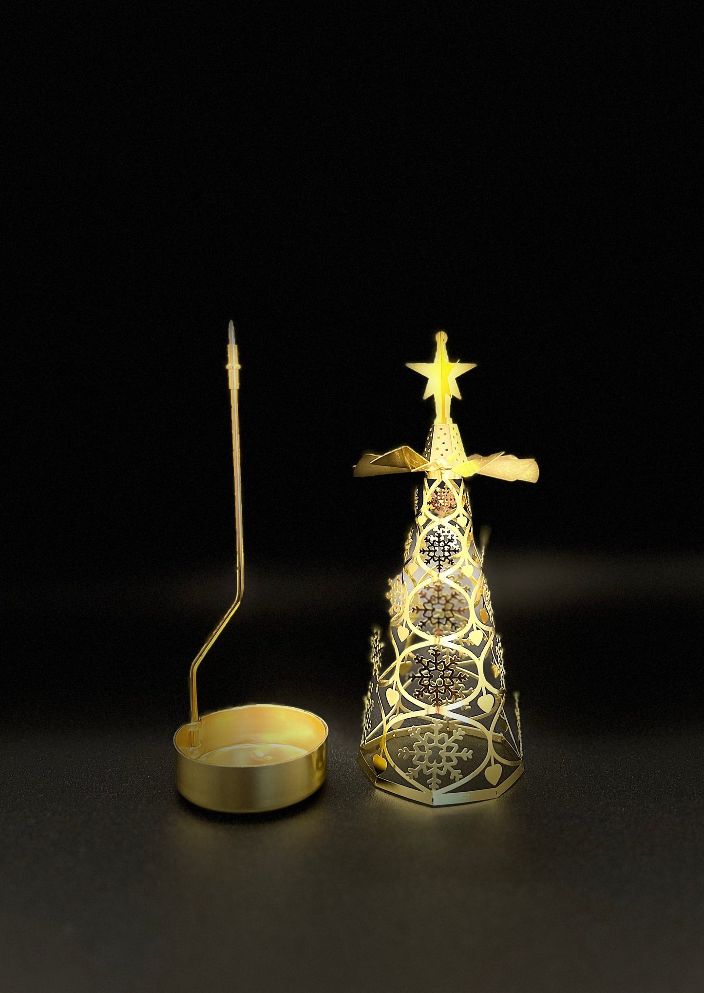 Candle Carousel - The Snow Christmas Tree