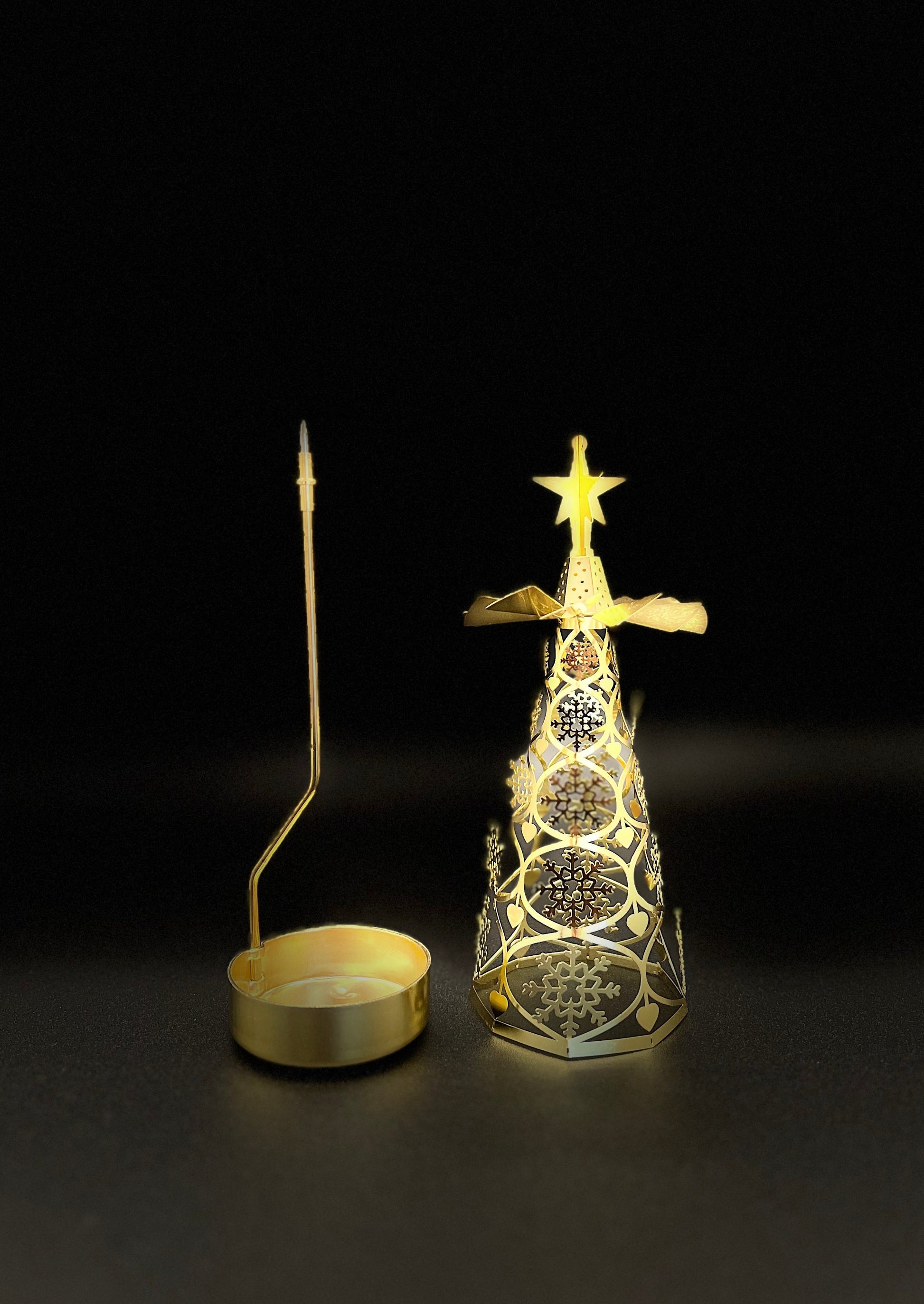 Candle Carousel - The Snow Christmas Tree