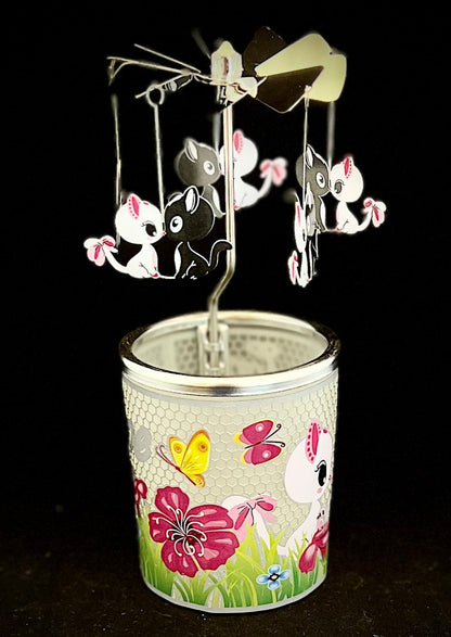 Candle Carousel - The Kittens in the Garden