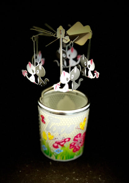 Candle Carousel - The Kittens in the Garden
