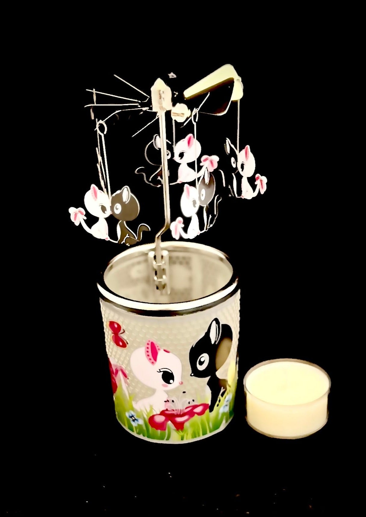 Candle Carousel - The Kittens in the Garden