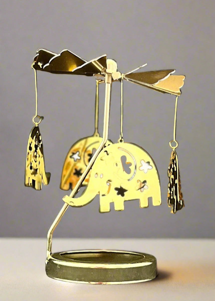 Candle Carousel - The Wacky Elephants Small