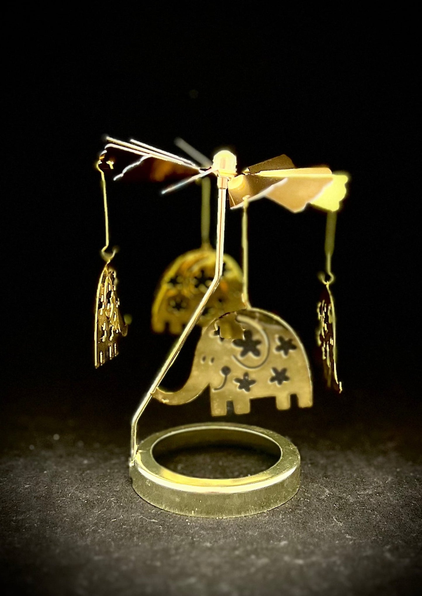 Candle Carousel - The Wacky Elephants Small