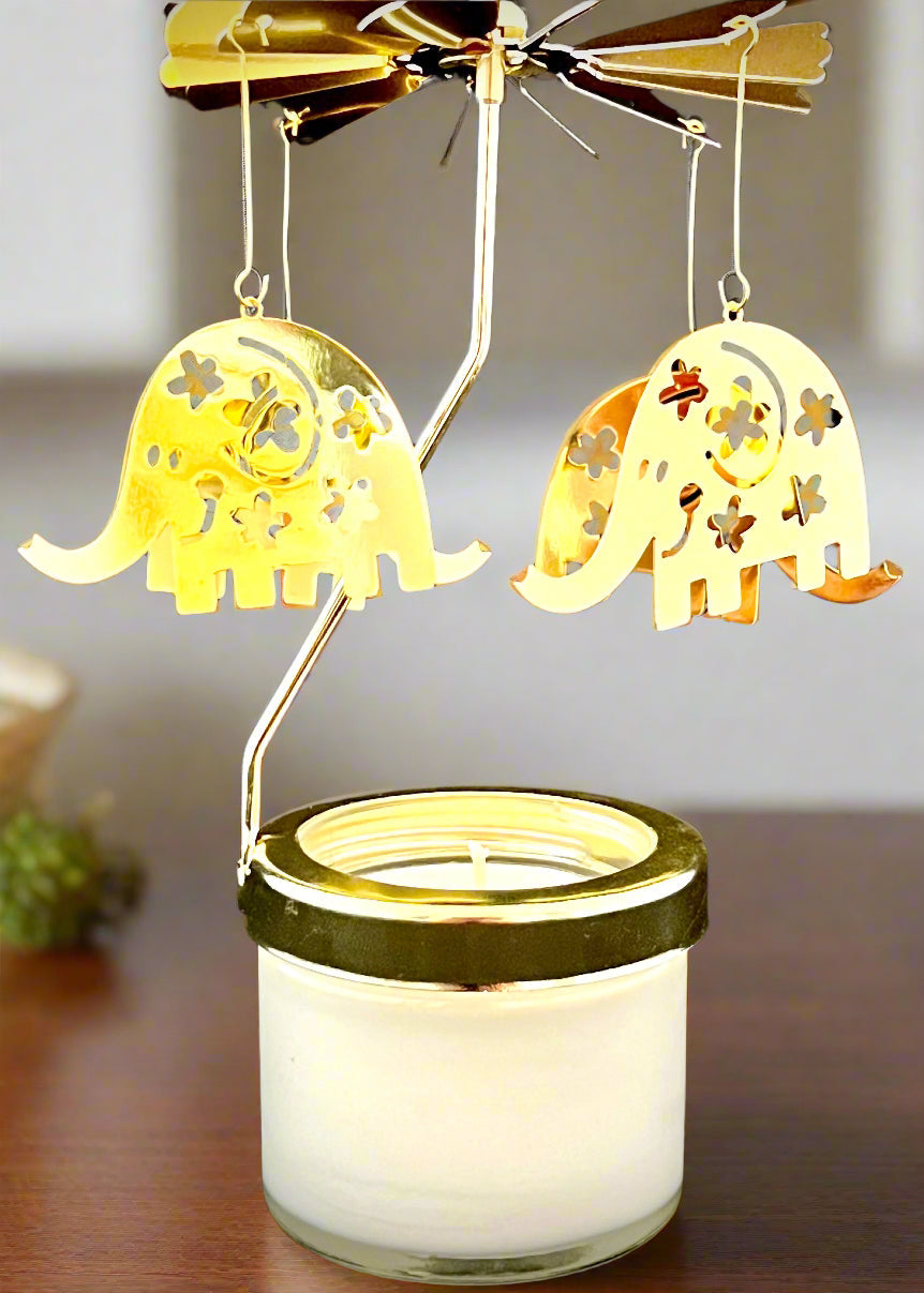 Candle Carousel - The Wacky Elephants Small