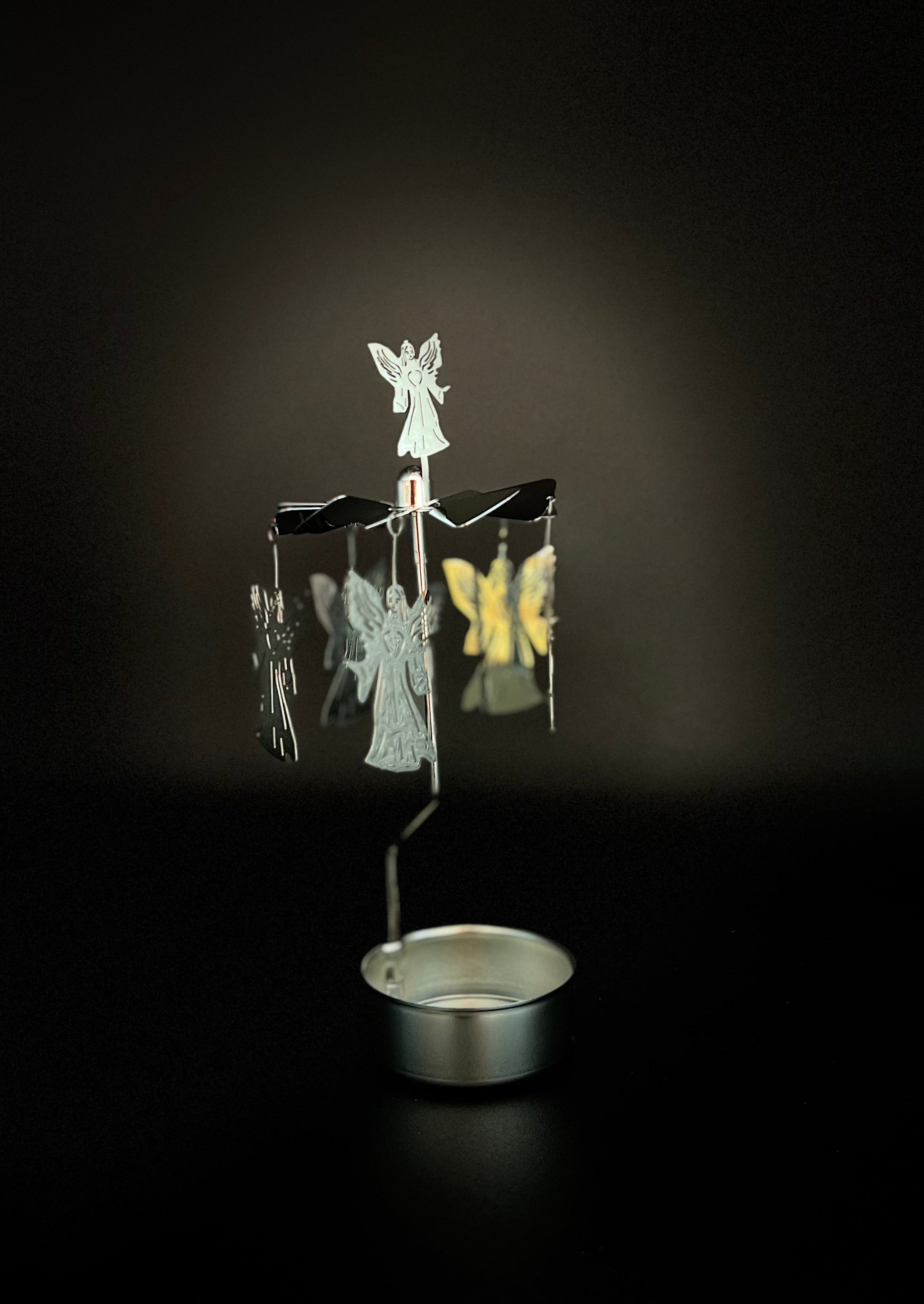 Candle Carousel - The Silver Angel
