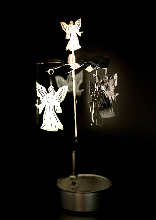 Candle Carousel - The Silver Angel