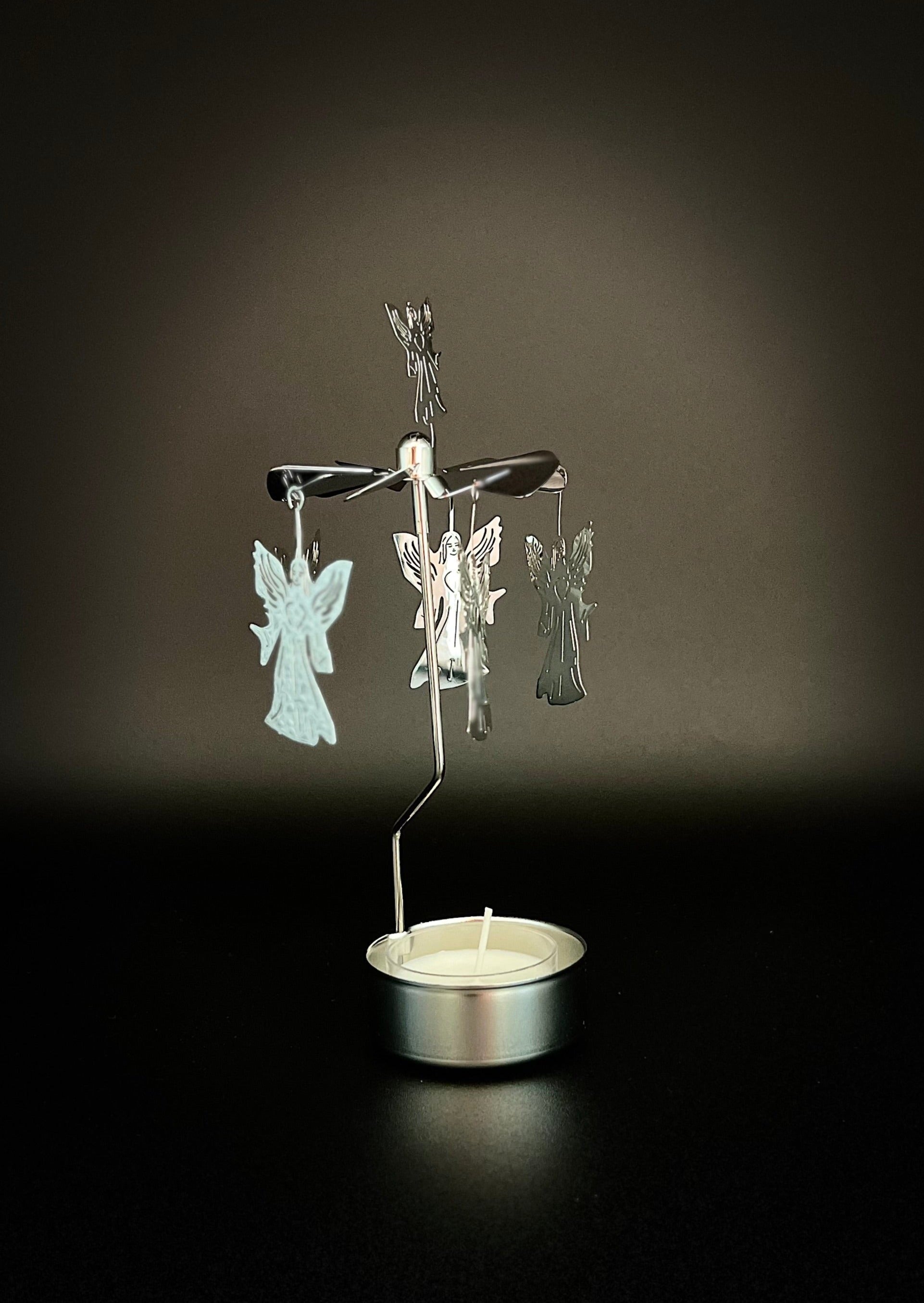 Candle Carousel - The Silver Angel