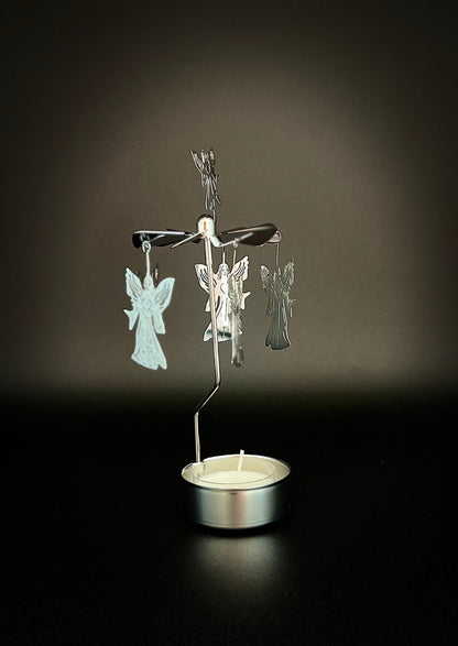 Candle Carousel - The Silver Angel