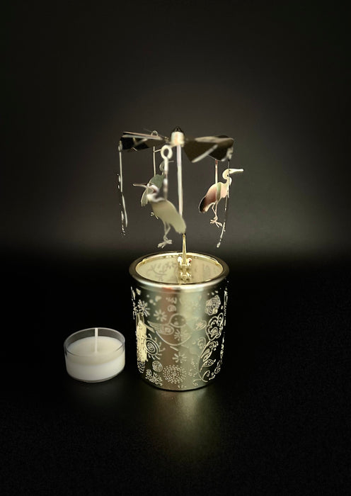Candle Carousel - The Willowy Crane