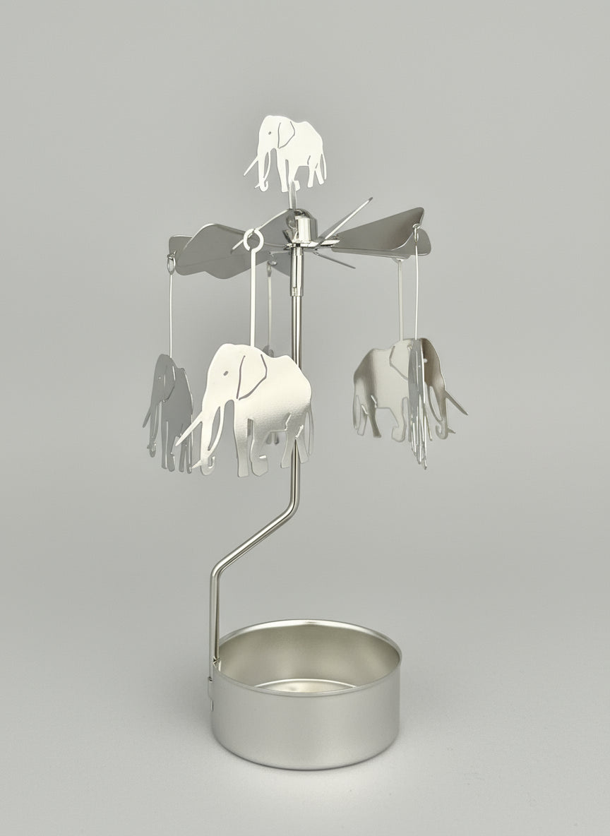 Candle Carousel - The Wise Elephants