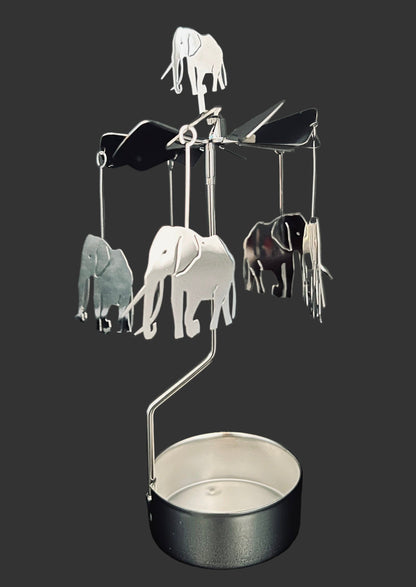 Candle Carousel - The Wise Elephants