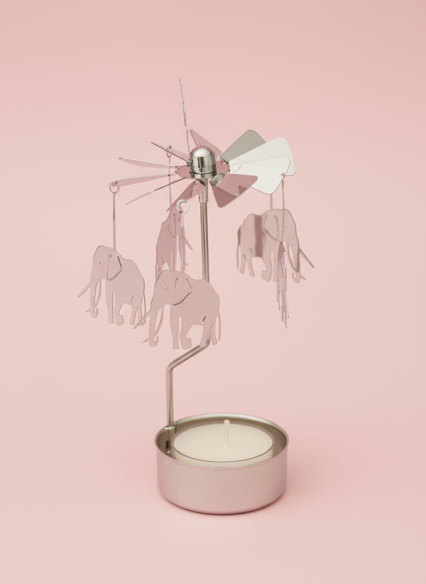 Candle Carousel - The Wise Elephants