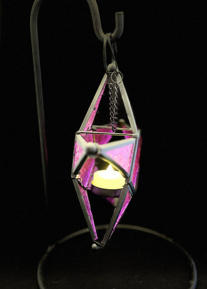 Tealight Holder - Purple Christmas Star Lantern (NEW!)