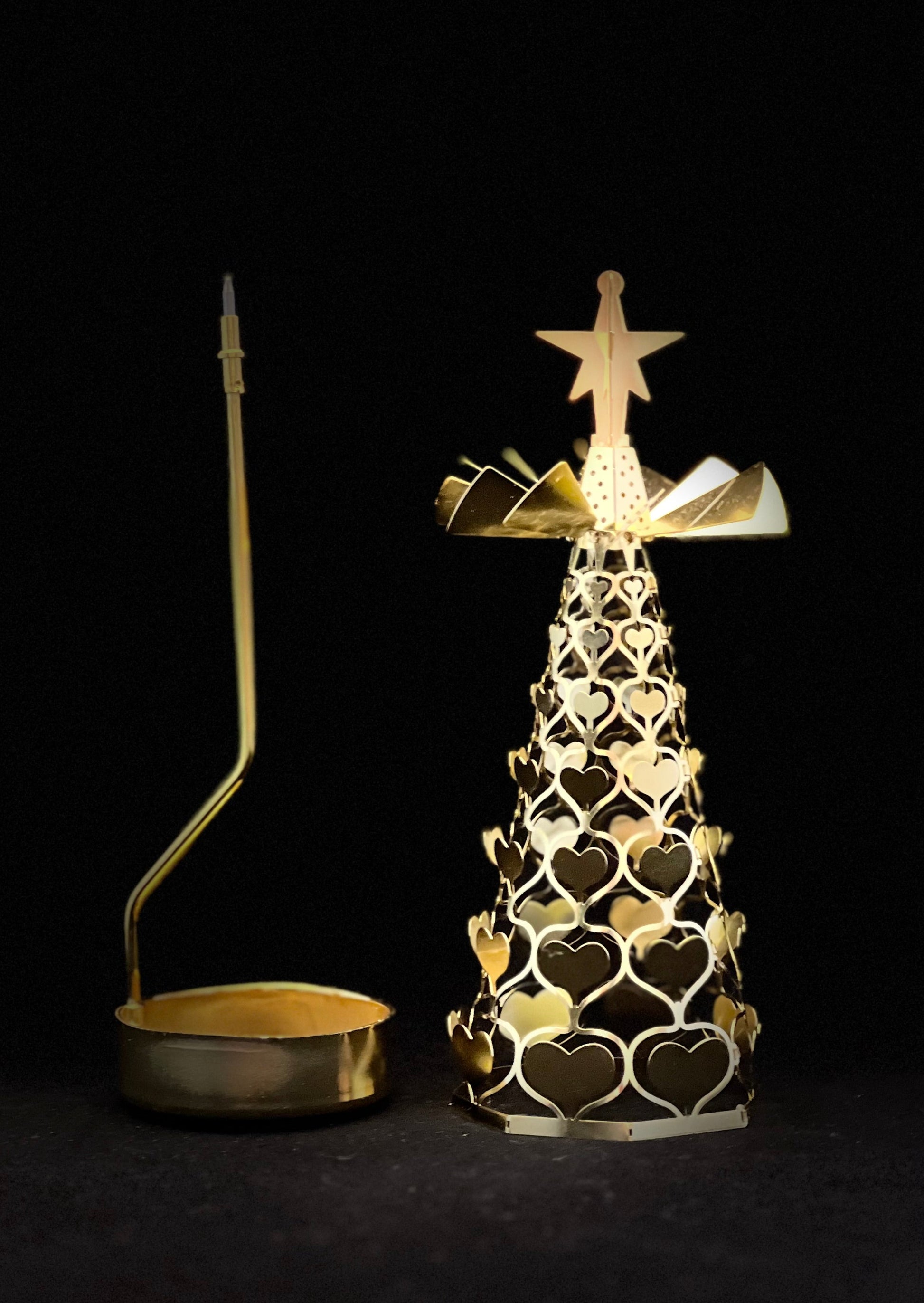 Candle Carousel - The Heart Christmas Tree