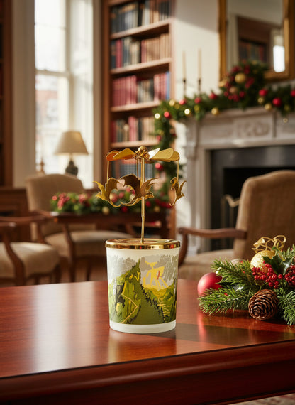 Candle Carousel - The Golden Dragon