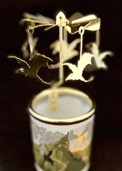 Candle Carousel - The Golden Dragon