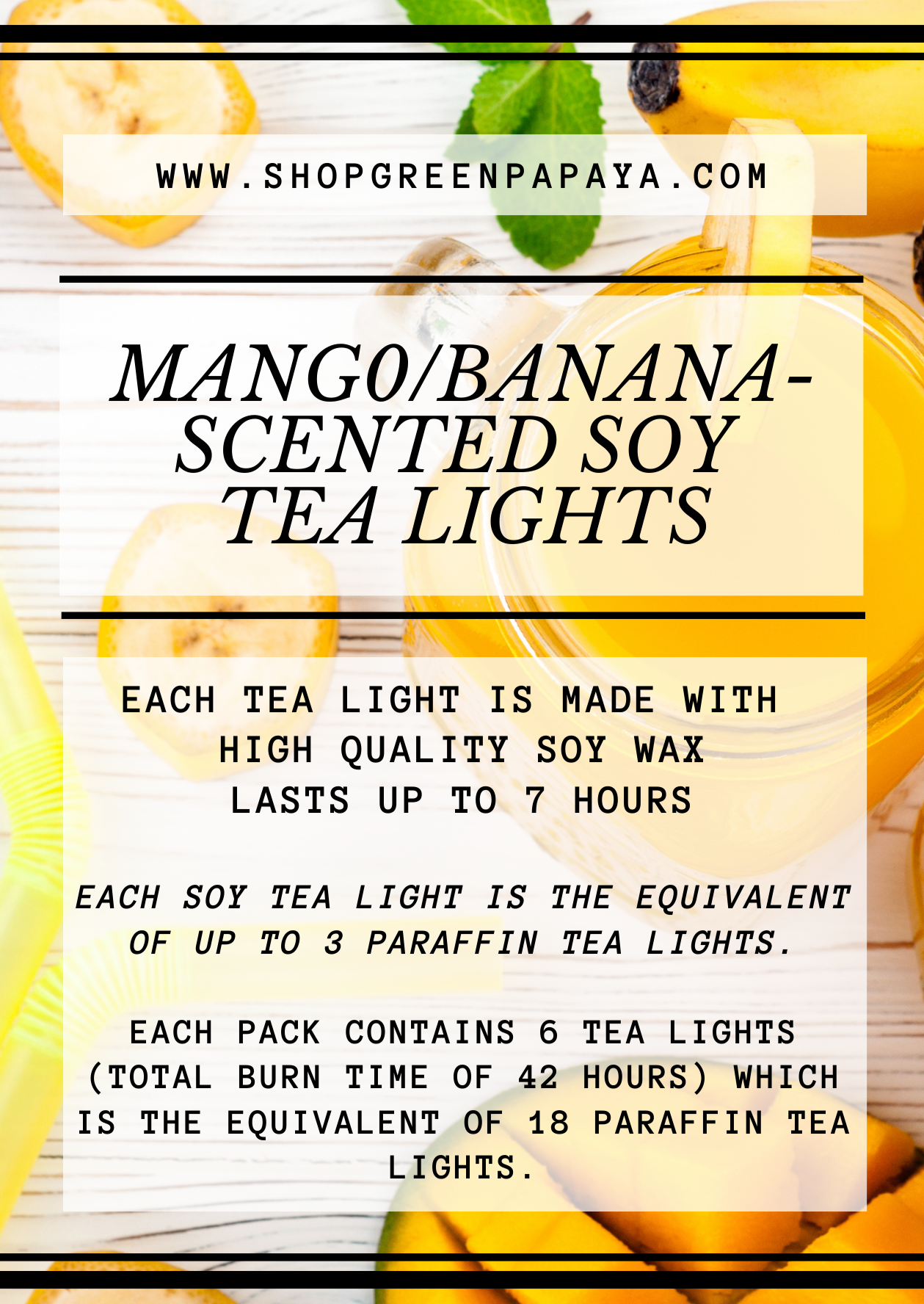 Tealight - Mango Banana