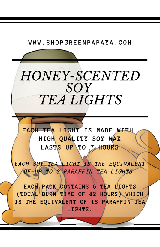 Honey Scented Soy Tea Light