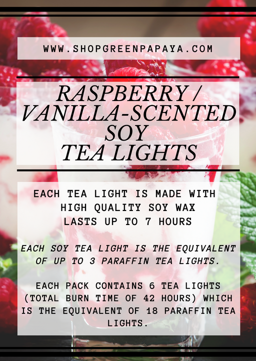 Tea light - Raspberry/Vanilla