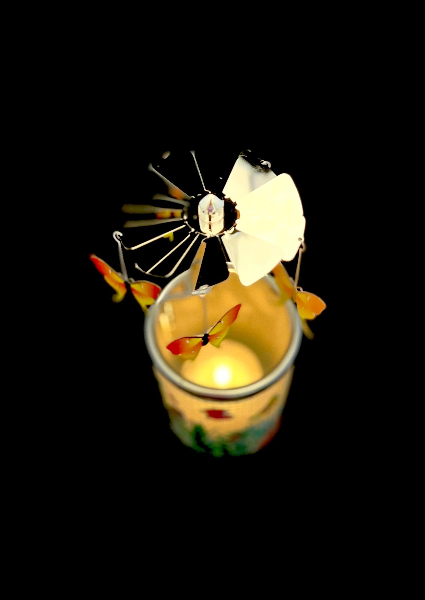 Candle Carousel - The Butterfly Garden